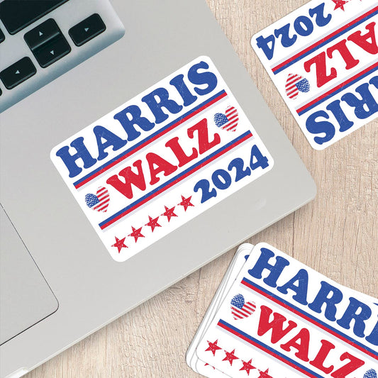 Harris Walz 2024 Vinyl Sticker