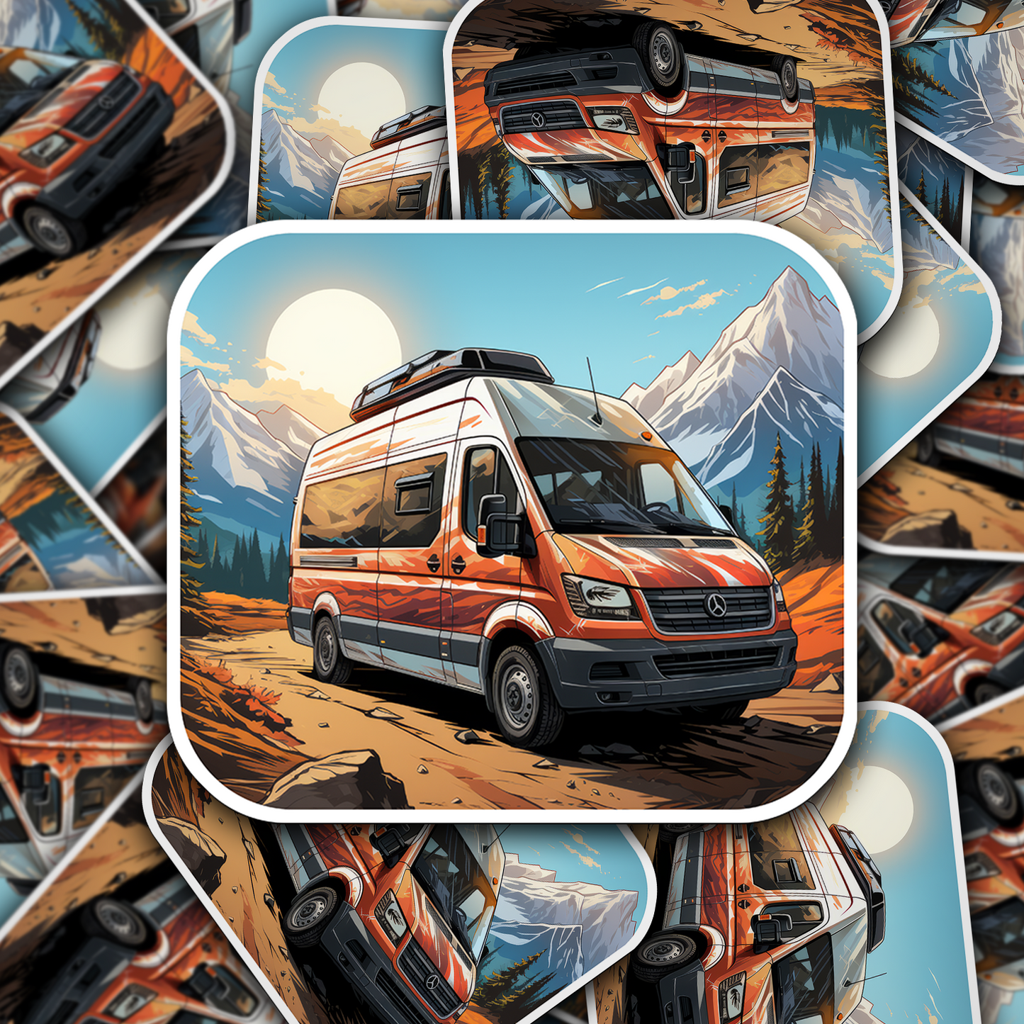 Van Life Vinyl Sticker - Celebrate the Freedom of the Road