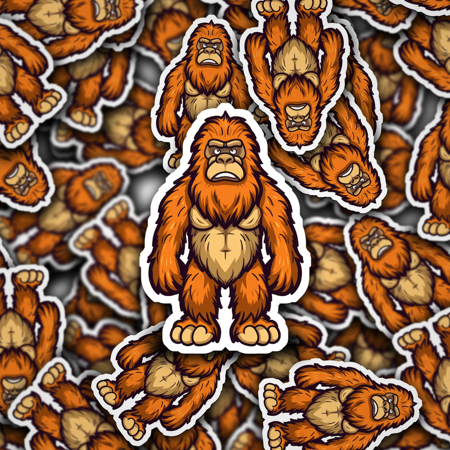 Bigfoot Vinyl Sticker - Embrace the Mystery of the Forest Legend