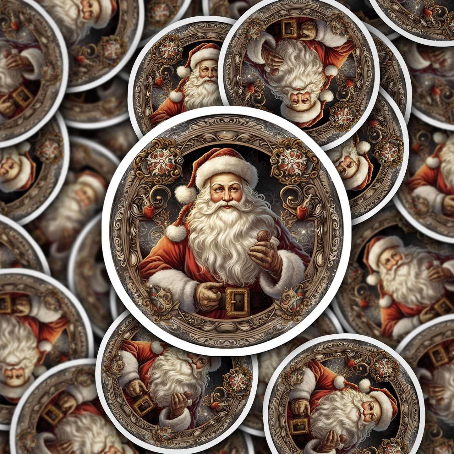 Santa Claus Vinyl Sticker - Bring the Magic of Christmas Anywhere