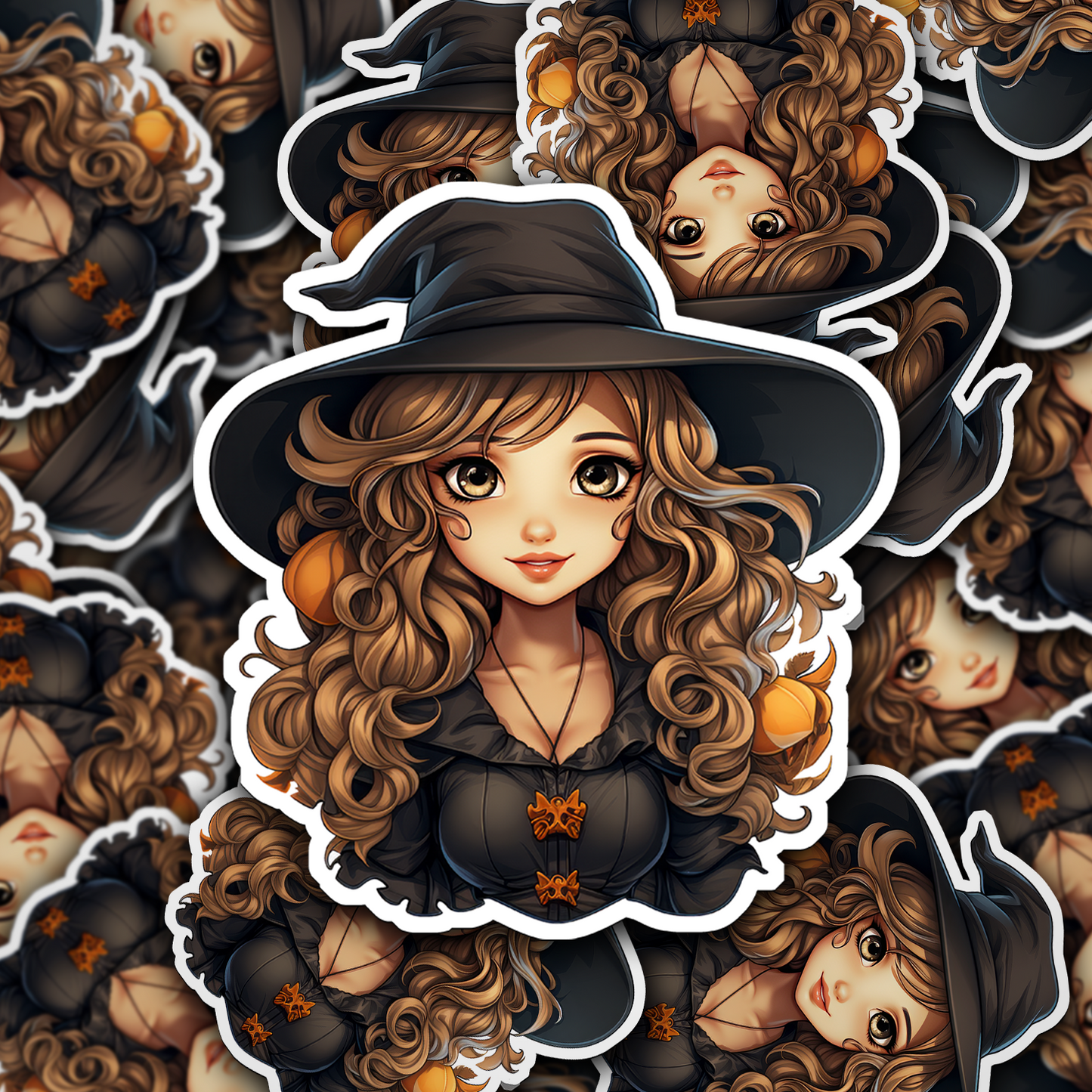 Witch Vinyl Sticker - Adorable Magic for Any Surface