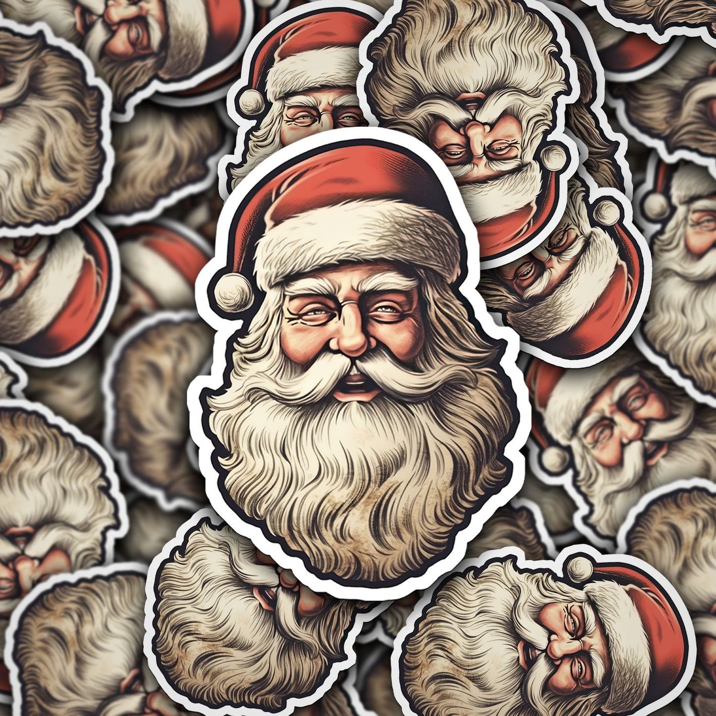 Santa Claus Vinyl Sticker - Bring the Magic of Christmas Anywhere