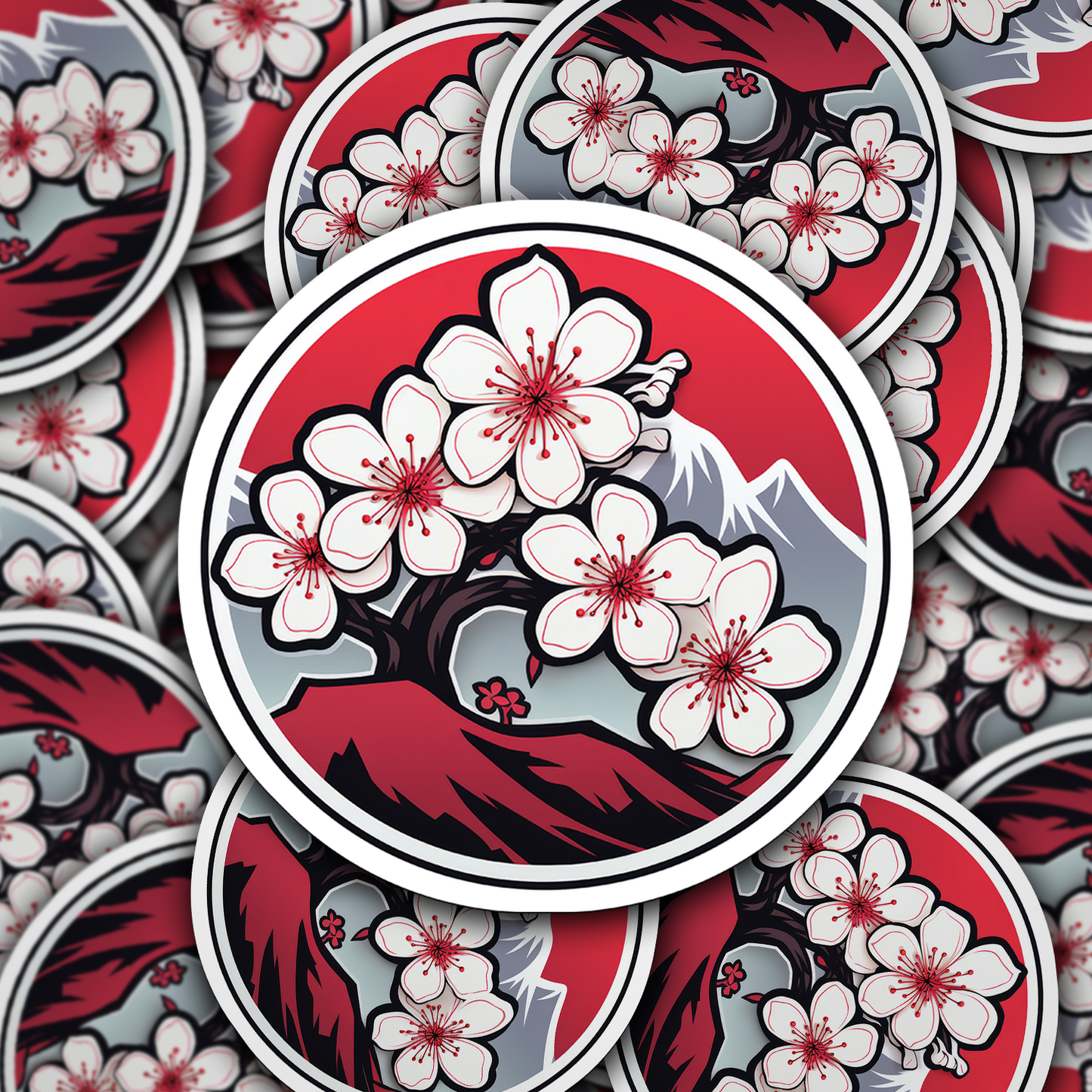 Cherry Blossom Vinyl Sticker - Embrace Nature's Beauty Anywhere You Go!