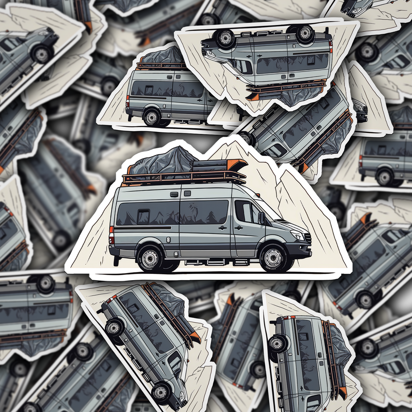 Van Life Vinyl Sticker - Celebrate the Freedom of the Road