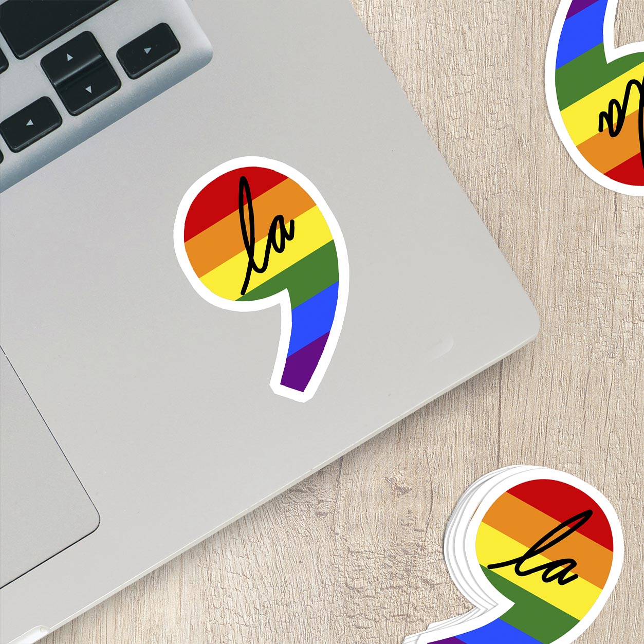 Harris 2024 Vinyl Sticker - Rainbow 'LA