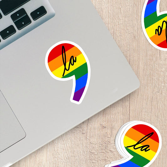 Harris 2024 Vinyl Sticker - Rainbow 'LA