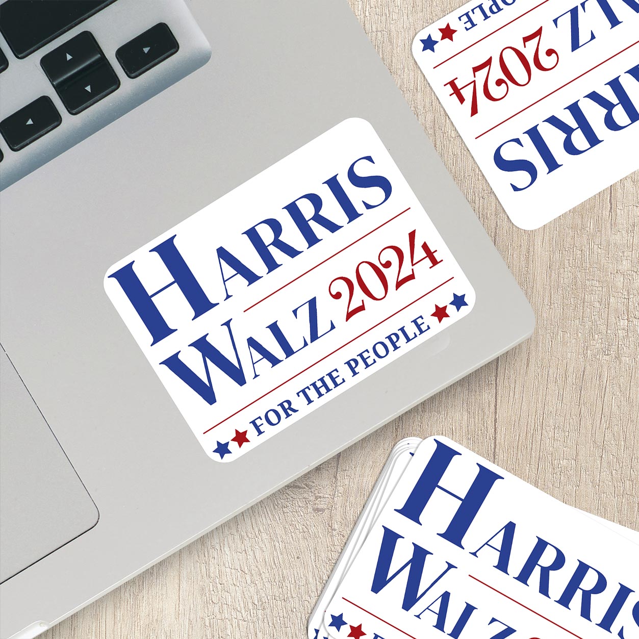 Harris Walz 2024 Vinyl Sticker - Durable and Weatherproof