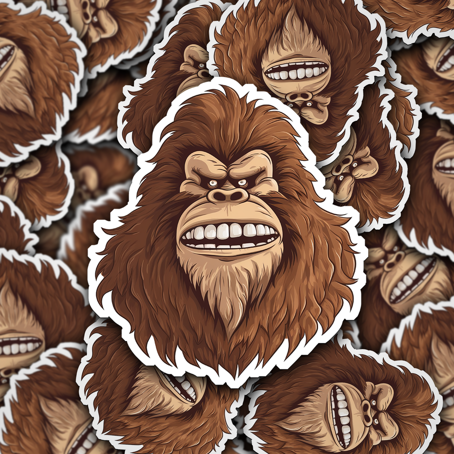 Bigfoot Vinyl Sticker - Embrace the Mystery of the Forest Legend