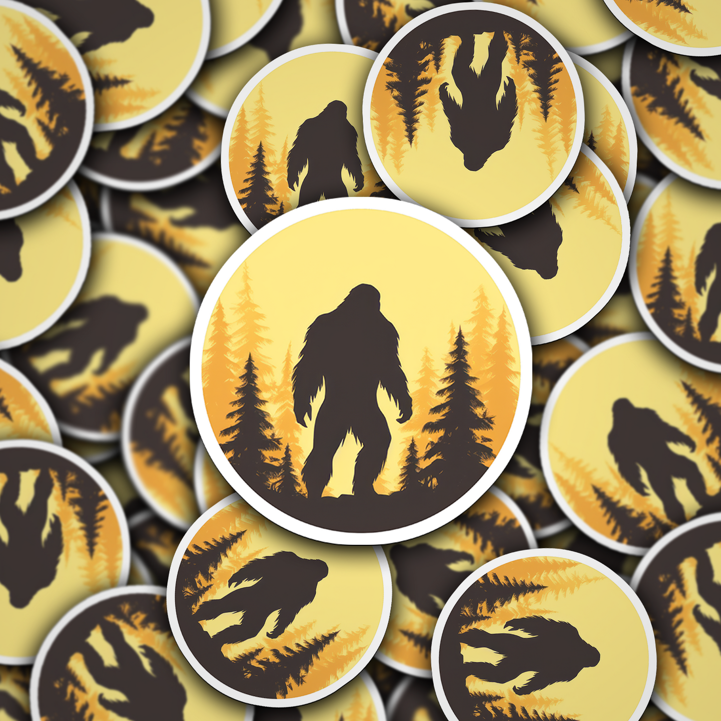 Bigfoot Vinyl Sticker - Embrace the Mystery of the Forest Legend