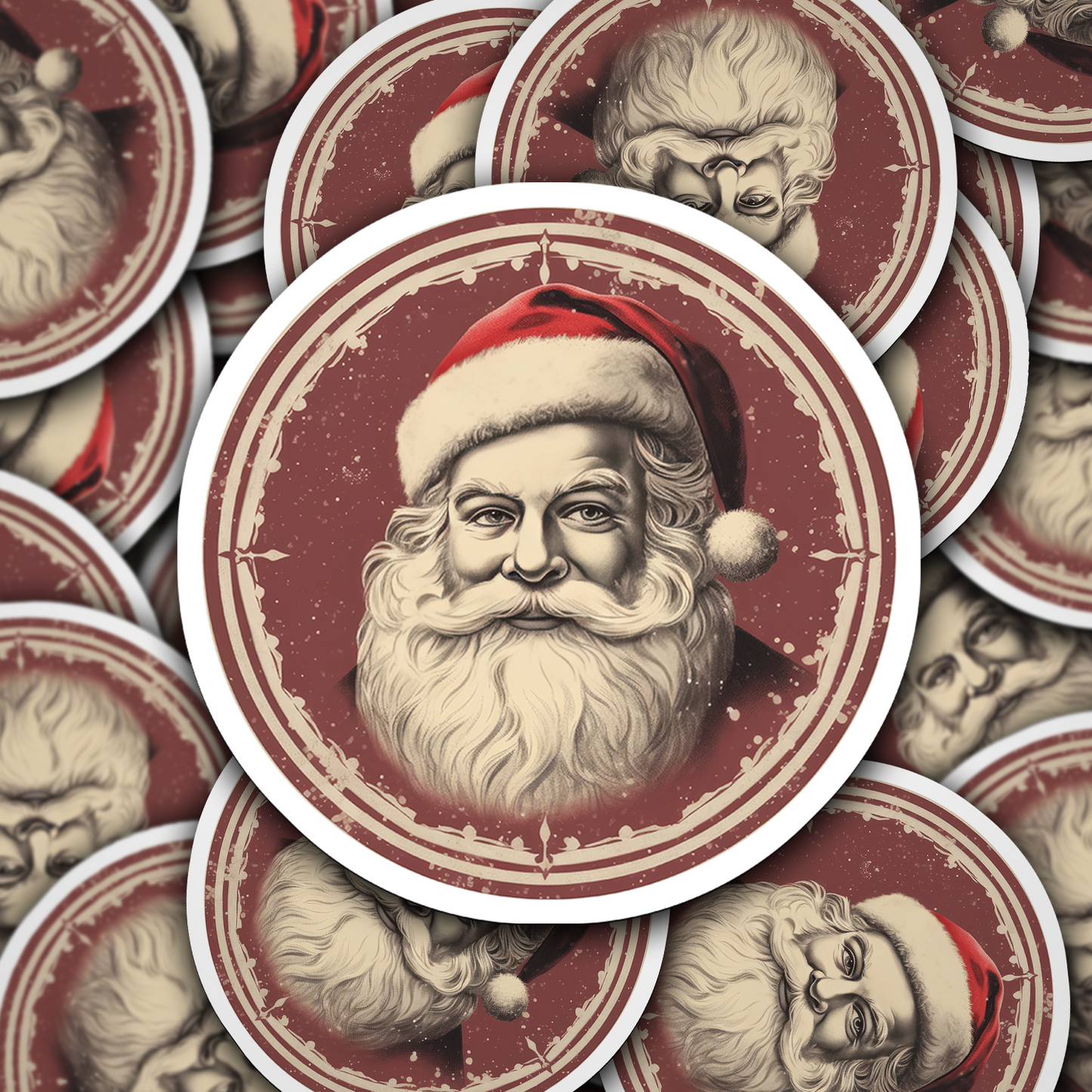 Santa Claus Vinyl Sticker - Bring the Magic of Christmas Anywhere