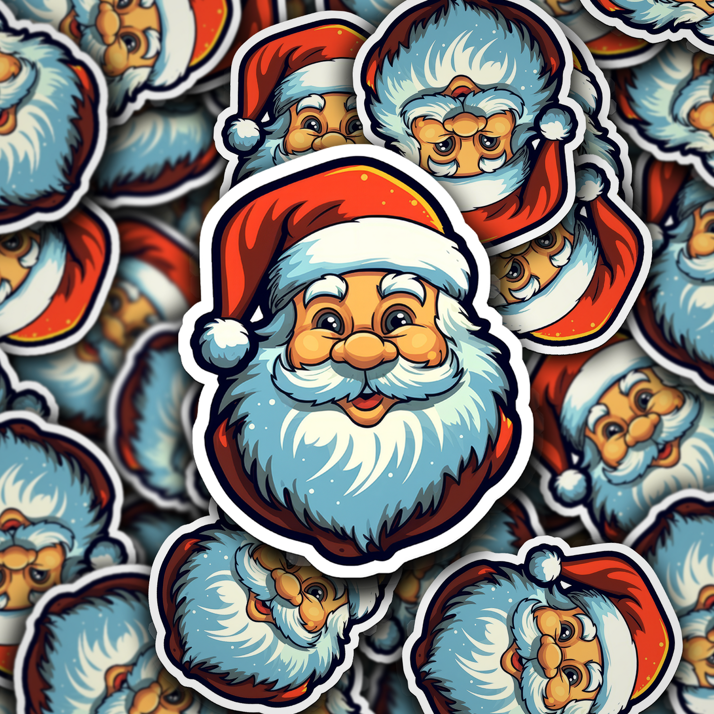 Santa Claus Vinyl Sticker - Bring the Magic of Christmas Anywhere