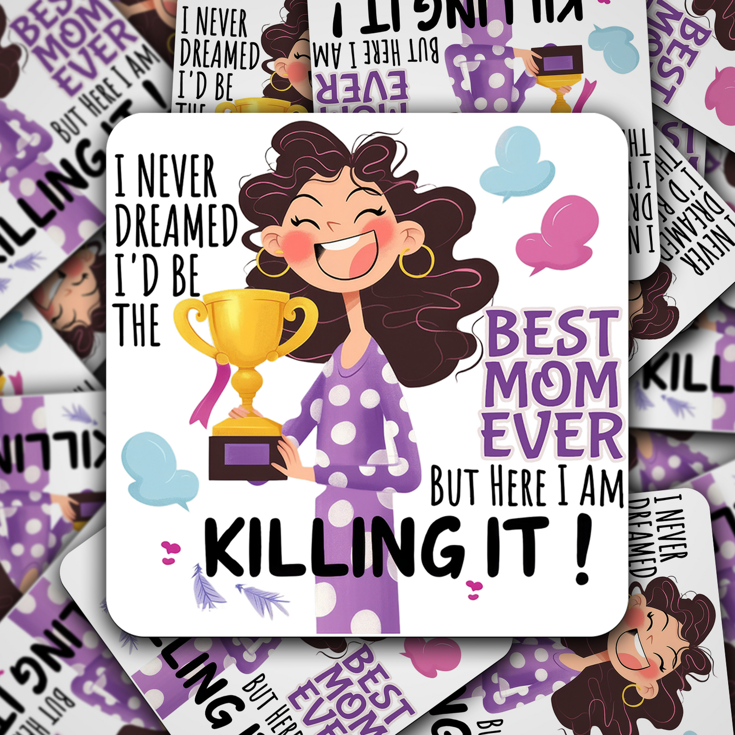 Mom Killing it Vinyl Sticker