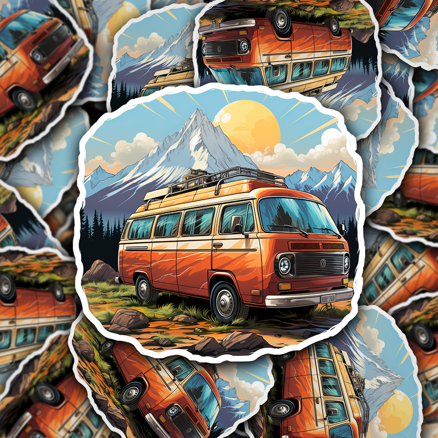 Van Life Vinyl Sticker - Celebrate the Freedom of the Road