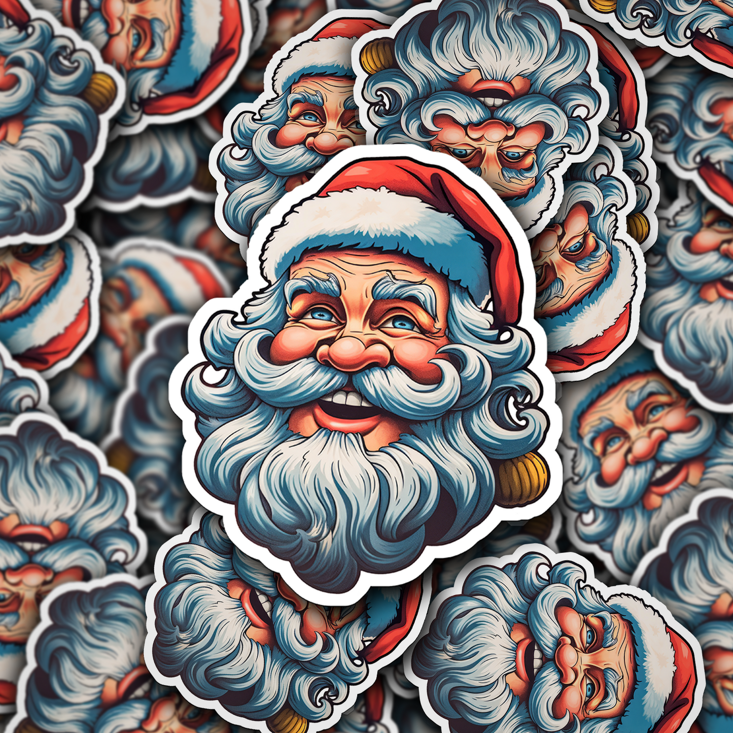 Santa Claus Vinyl Sticker - Bring the Magic of Christmas Anywhere