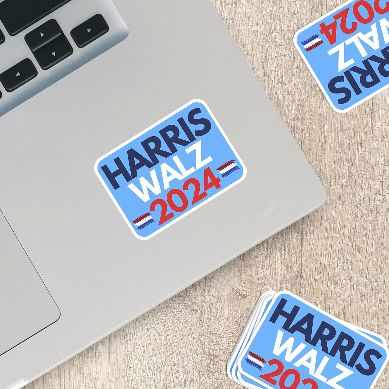 Harris Walz 2024 Vinyl Sticker - Durable and Weatherproof