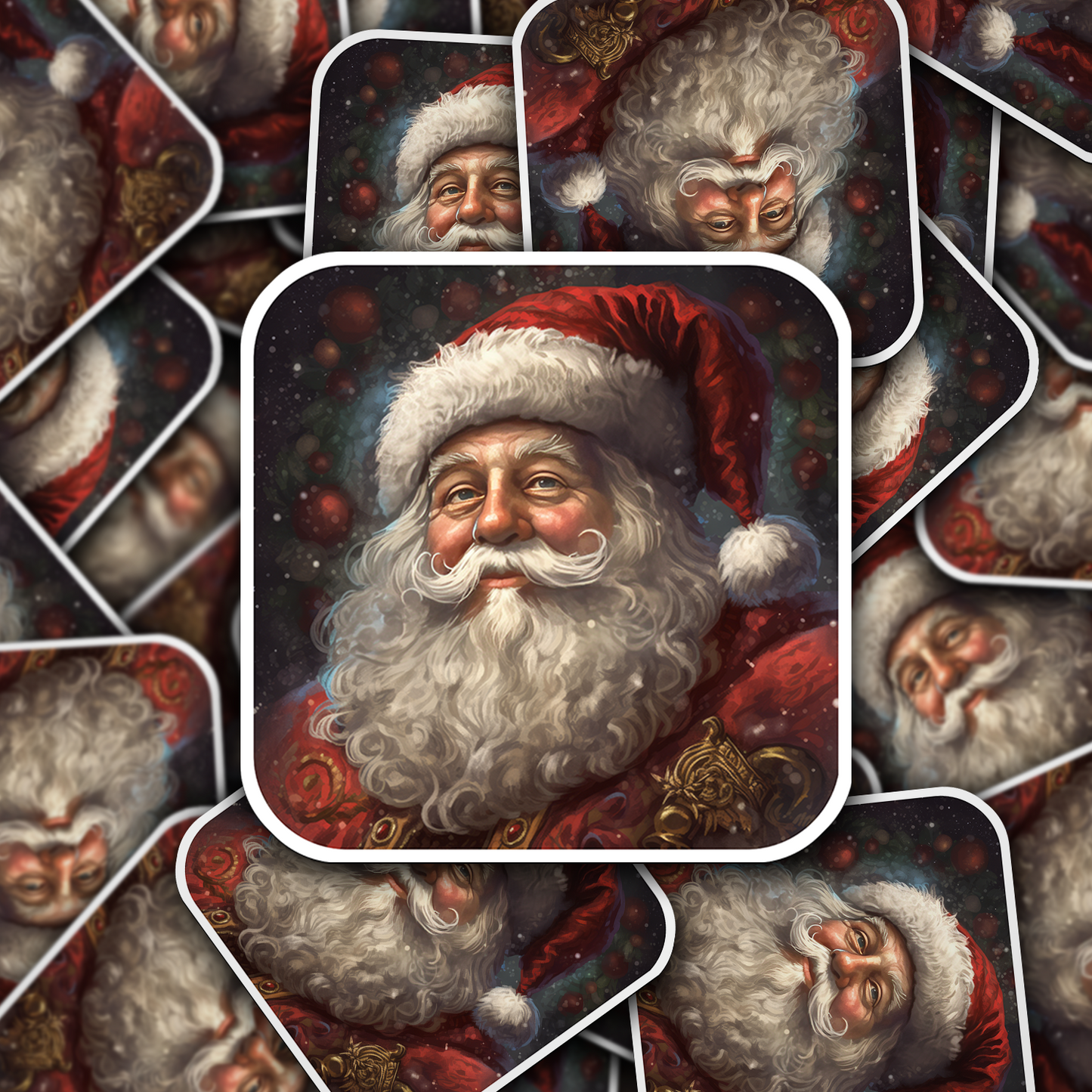 Santa Claus Vinyl Sticker - Bring the Magic of Christmas Anywhere