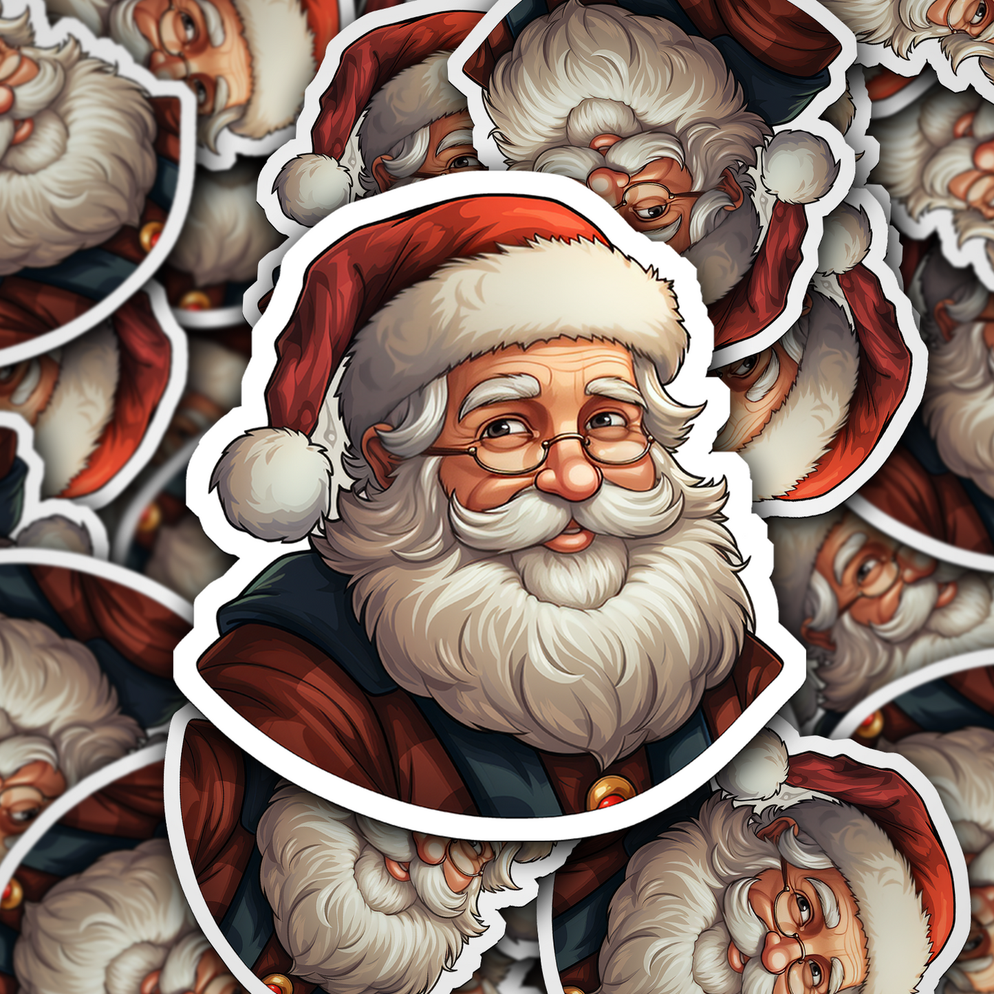 Santa Claus Vinyl Sticker - Bring the Magic of Christmas Anywhere