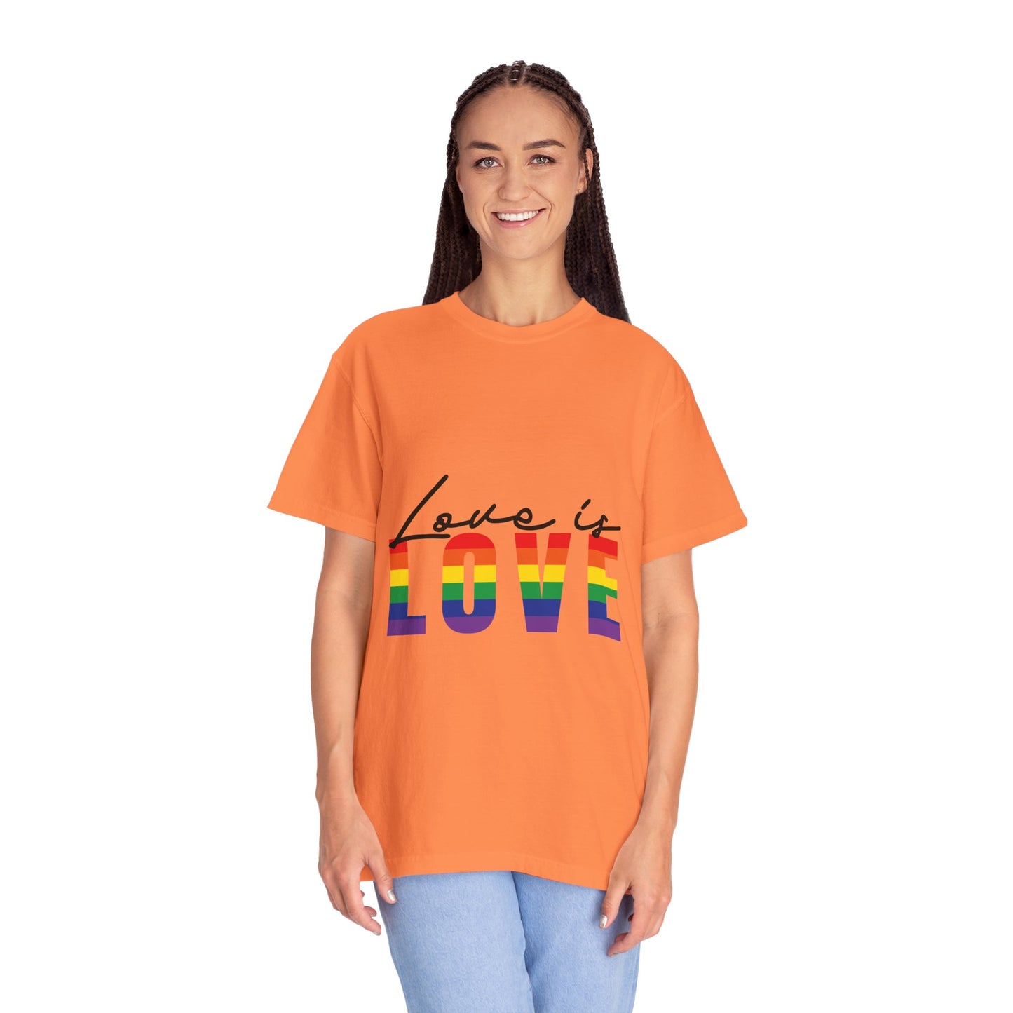 Love is Love, Unisex Garment-Dyed T-shirt