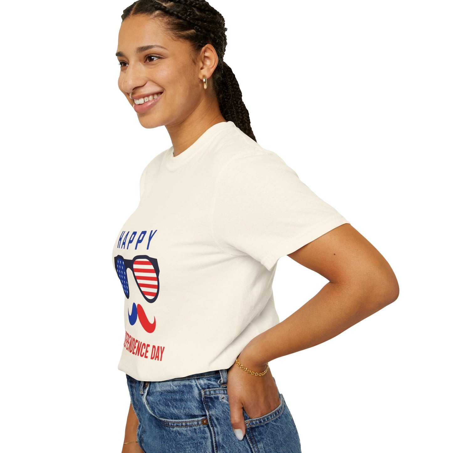 Happy Independence Day  Unisex Garment-Dyed T-shirt