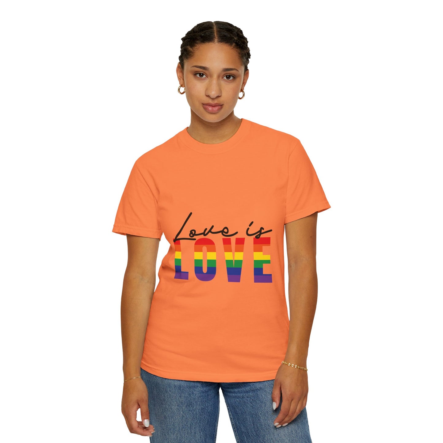 Love is Love, Unisex Garment-Dyed T-shirt