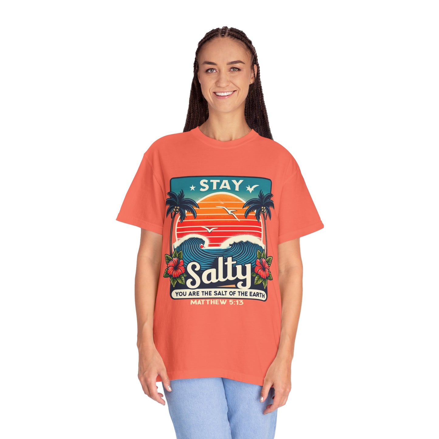 Stay Salty Unisex Garment-Dyed T-shirt