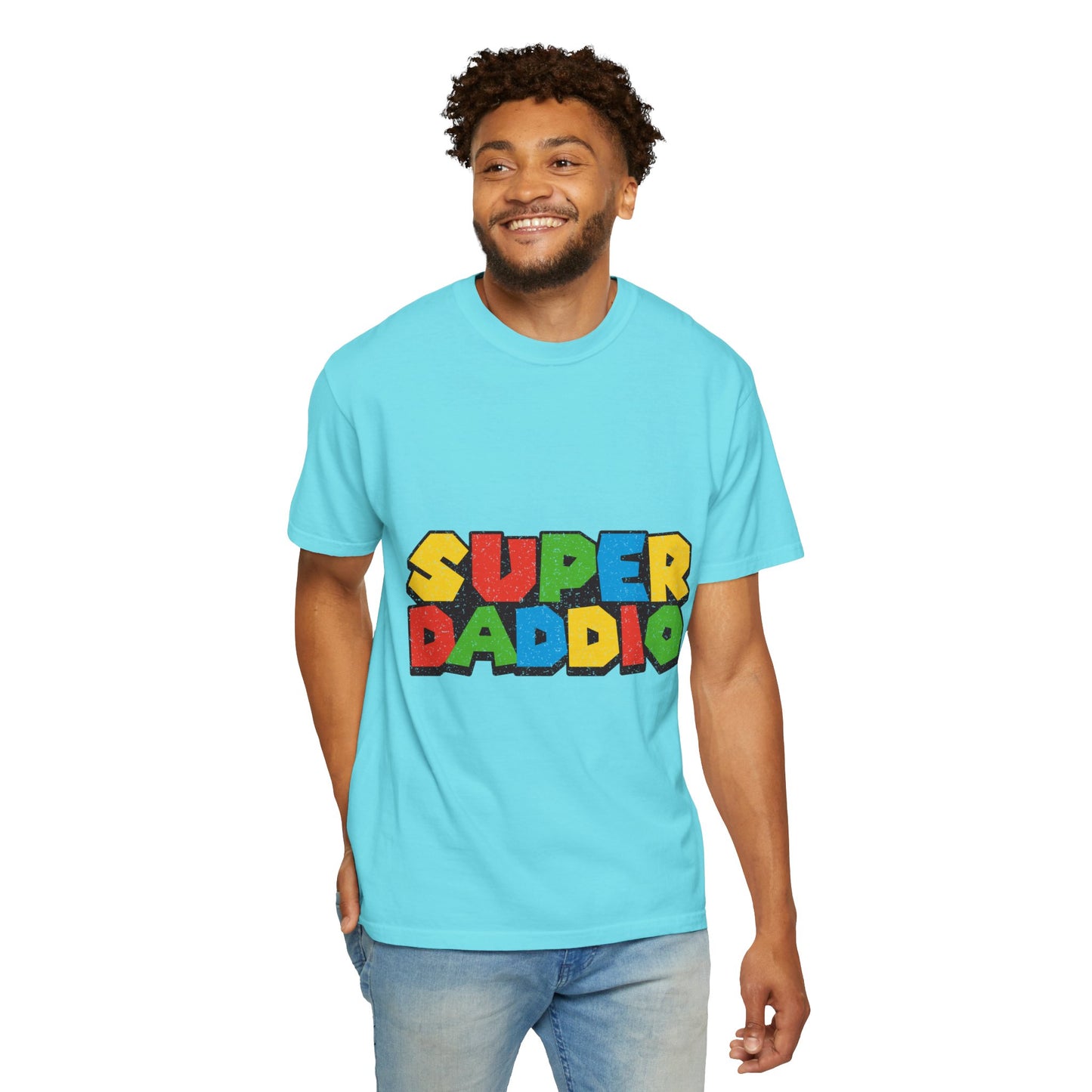 Super Daddio,  Men's Garment-Dyed T-shirt