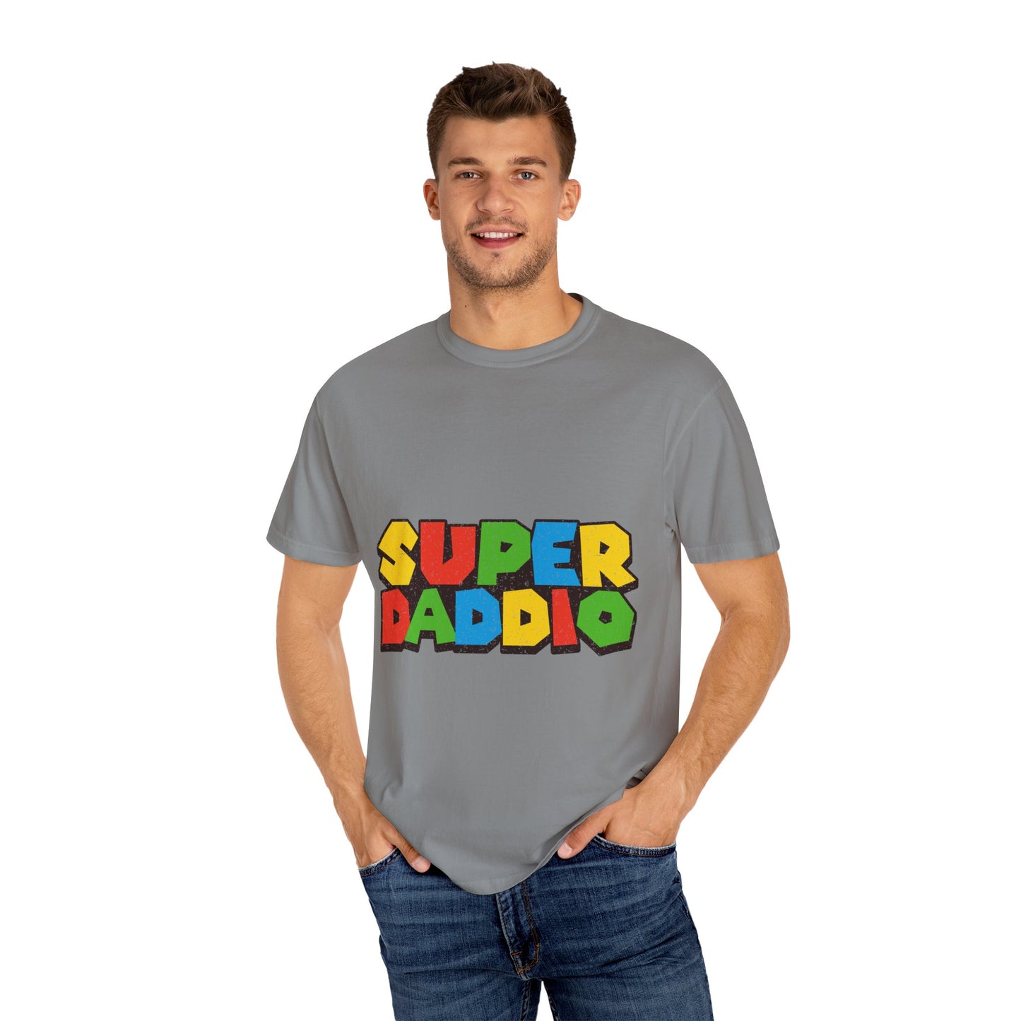 Super Daddio,  Men's Garment-Dyed T-shirt