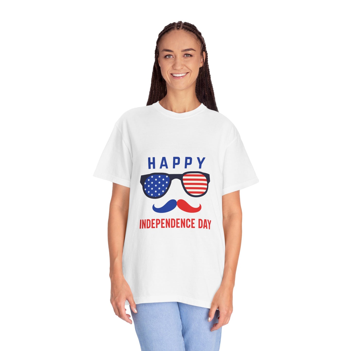 Happy Independence Day  Unisex Garment-Dyed T-shirt