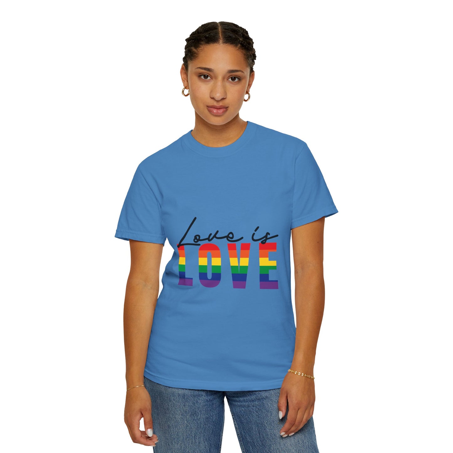 Love is Love, Unisex Garment-Dyed T-shirt