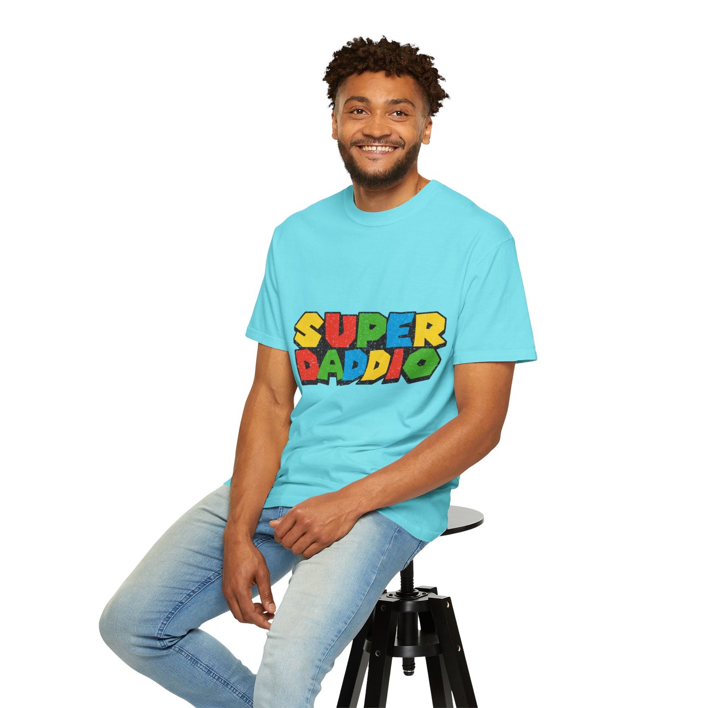 Super Daddio,  Men's Garment-Dyed T-shirt