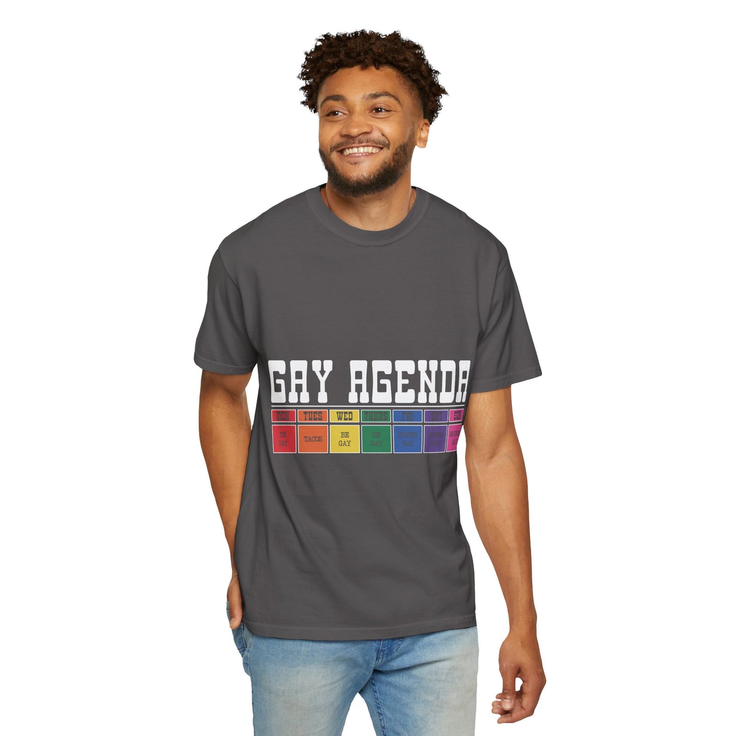 Gay Agenda Unisex Garment-Dyed T-shirt