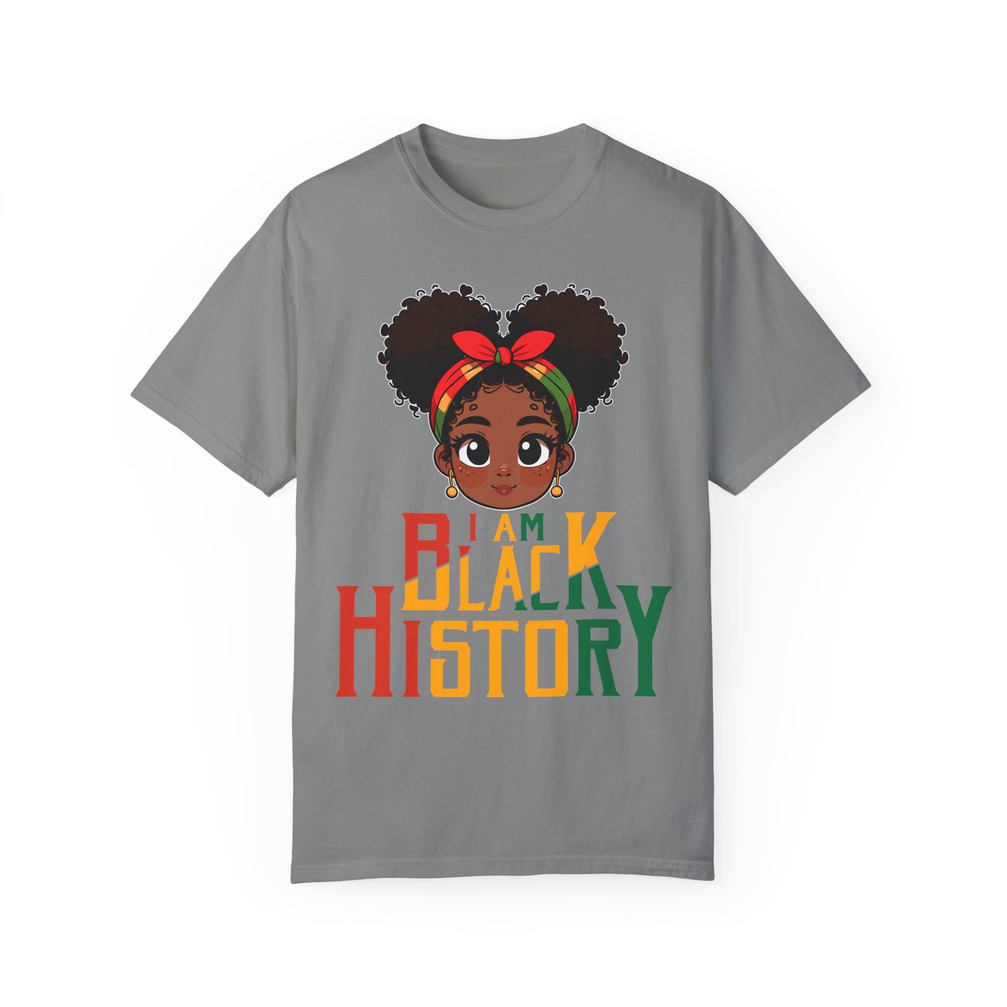 I am Black History, Unisex Garment-Dyed T-shirt