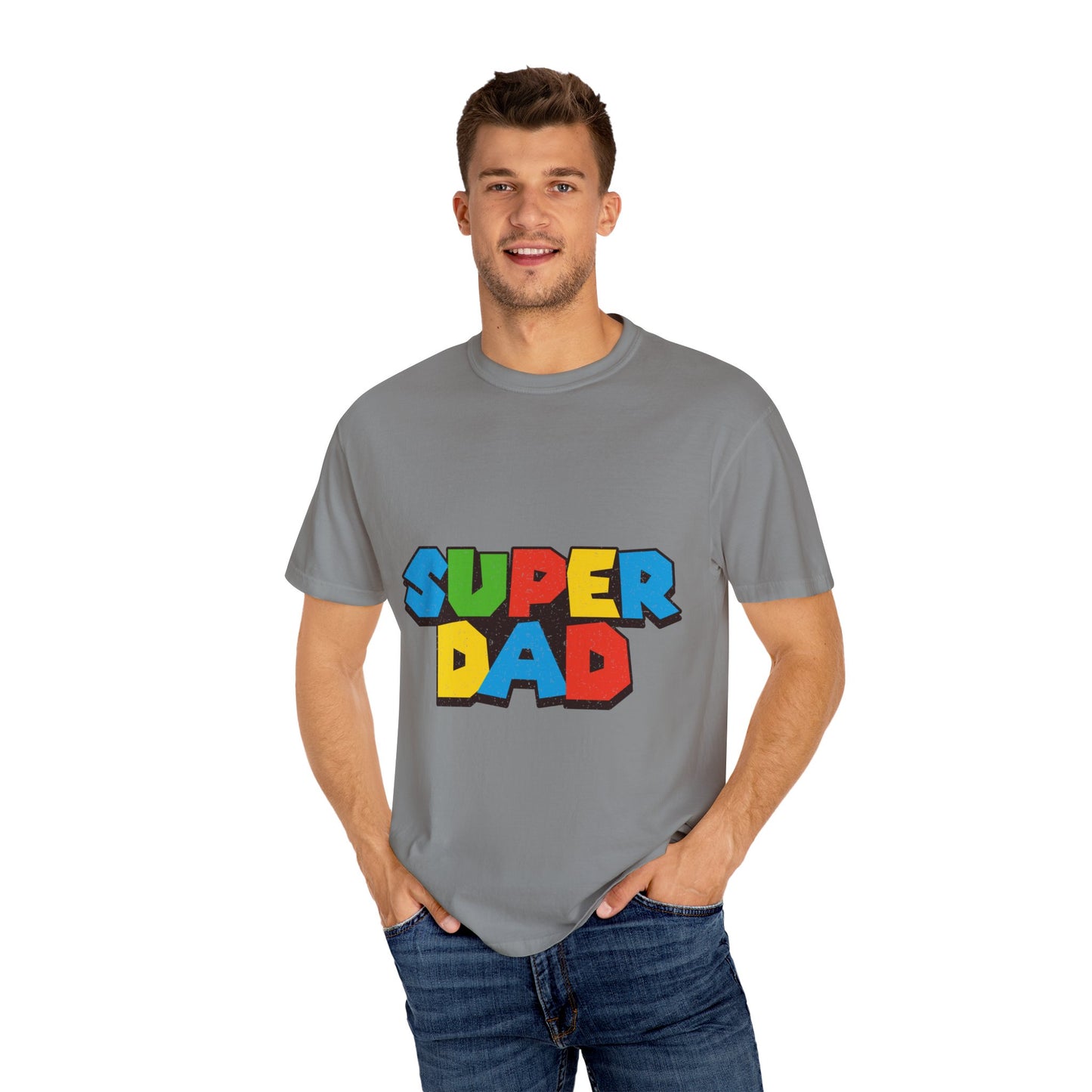 Super Dad Men's Garment-Dyed T-shirt