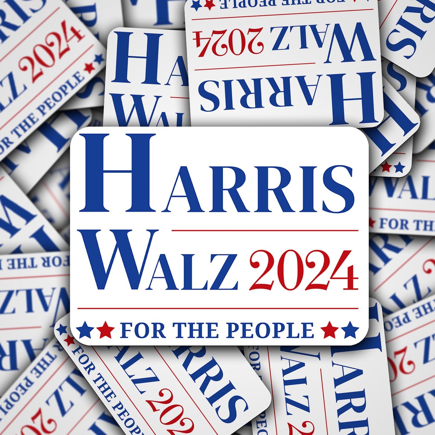 Harris Walz 2024 Vinyl Sticker - Durable and Weatherproof