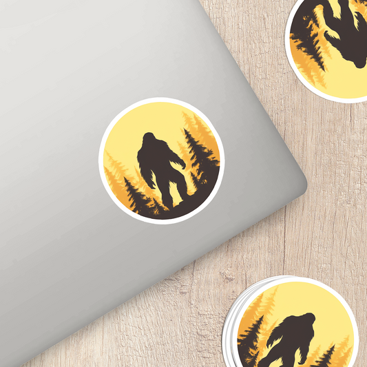 Bigfoot Vinyl Sticker - Embrace the Mystery of the Forest Legend