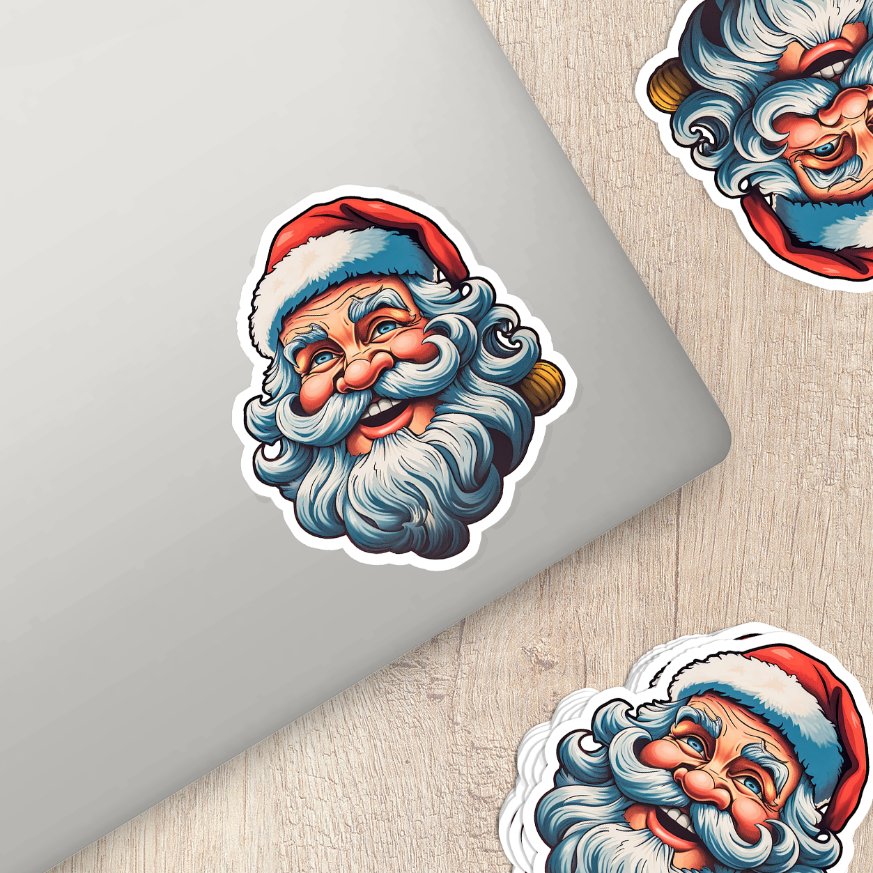 Santa Claus Vinyl Sticker - Bring the Magic of Christmas Anywhere