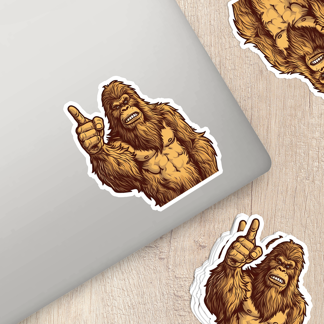 Bigfoot Vinyl Sticker - Embrace the Mystery of the Forest Legend