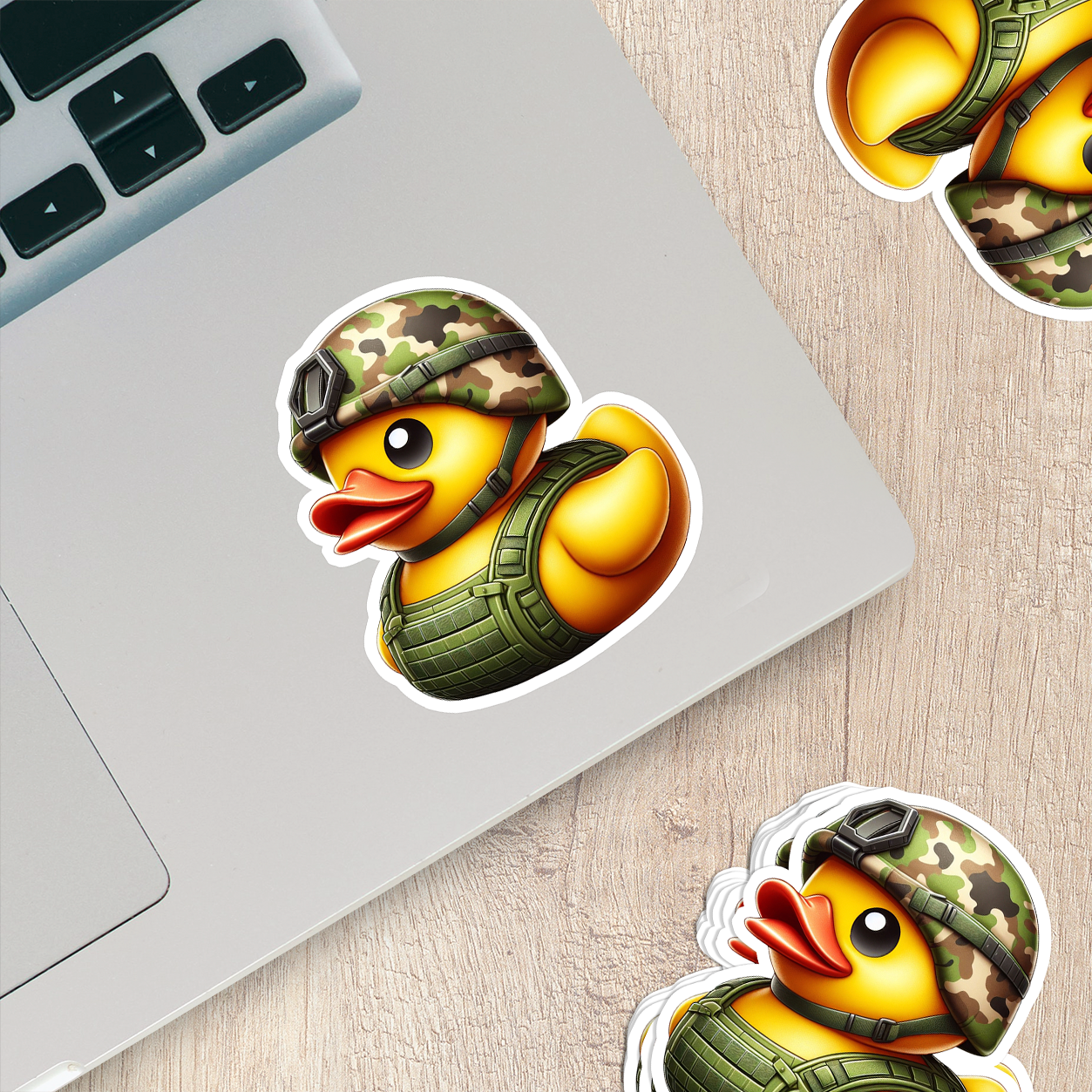 Soldier Rubber Duck Vinyl Sticker