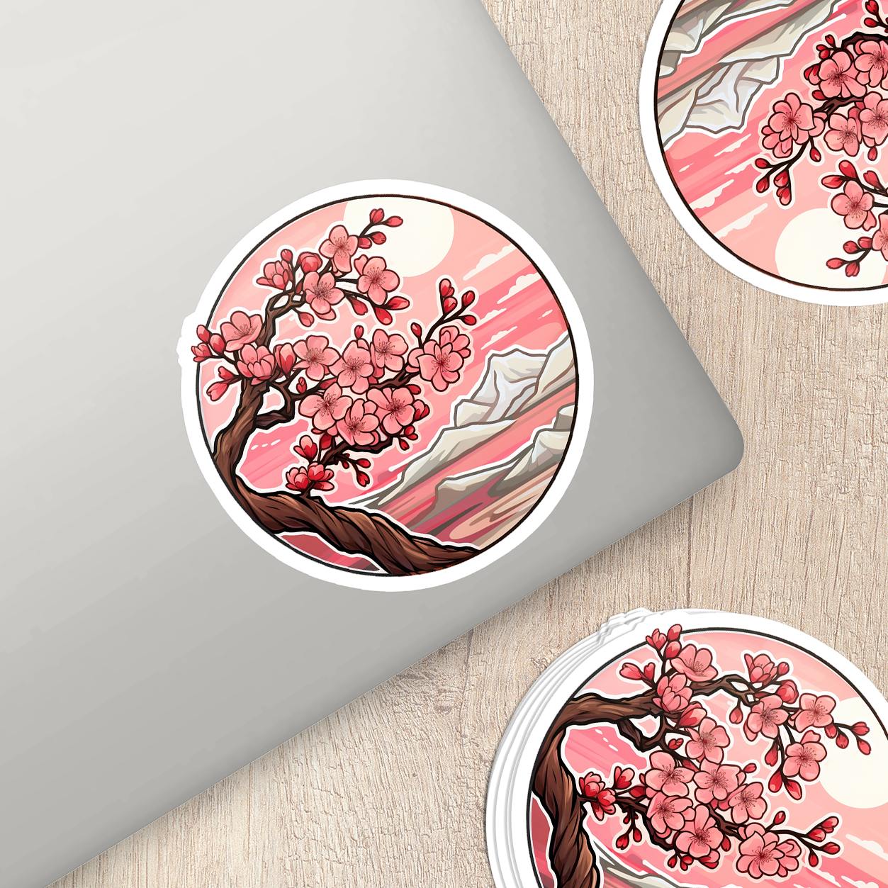 Copy of Cherry Blossom Vinyl Sticker - Embrace Nature's Beauty Anywhere You Go!