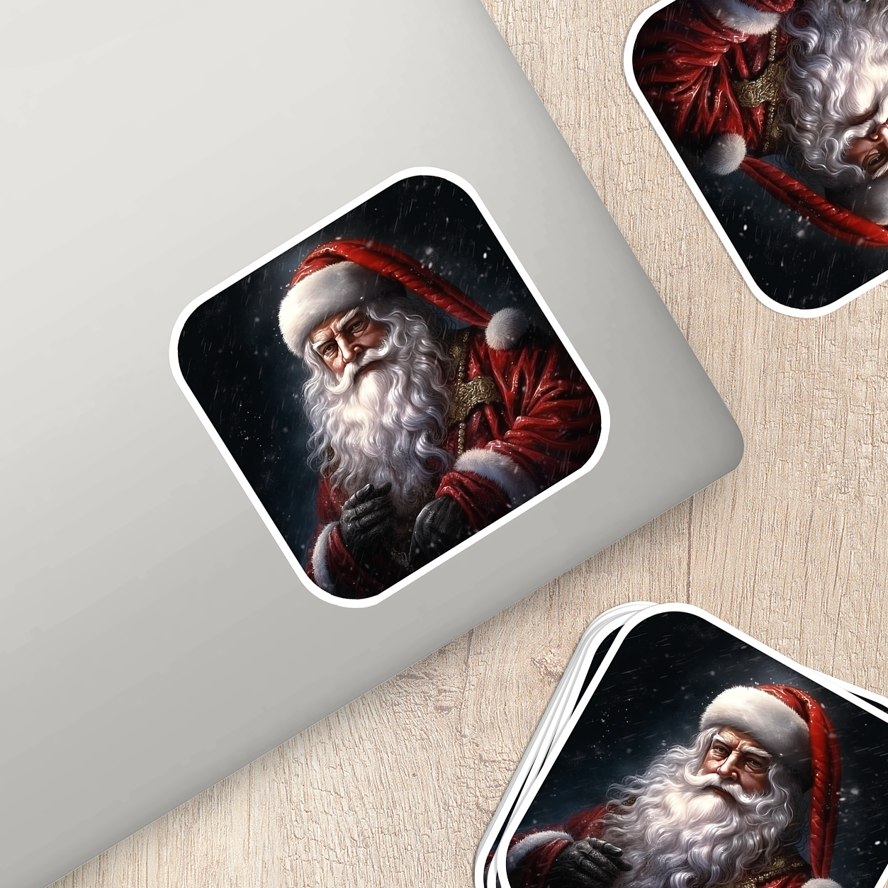 Santa Claus Vinyl Sticker - Bring the Magic of Christmas Anywhere