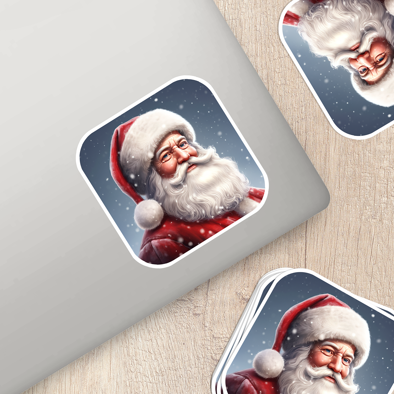 Santa Claus Vinyl Sticker - Bring the Magic of Christmas Anywhere