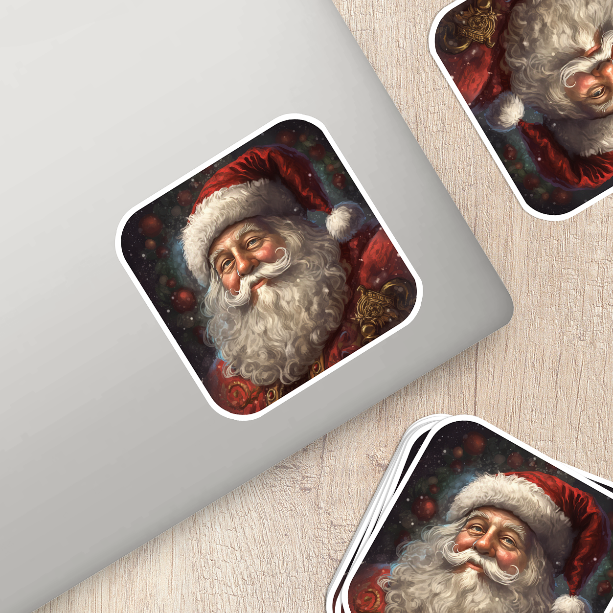 Santa Claus Vinyl Sticker - Bring the Magic of Christmas Anywhere