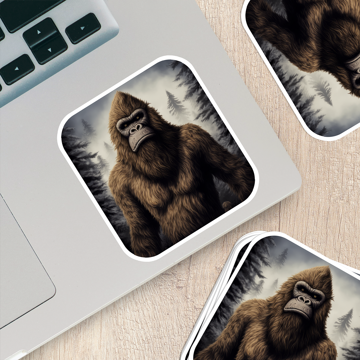 Bigfoot Vinyl Sticker - Embrace the Mystery of the Forest Legend