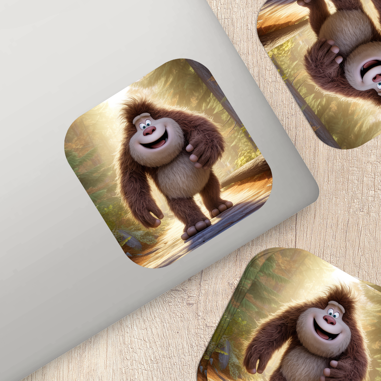 Adorable Bigfoot Vinyl Sticker - Add a Touch of Cryptid Charm!