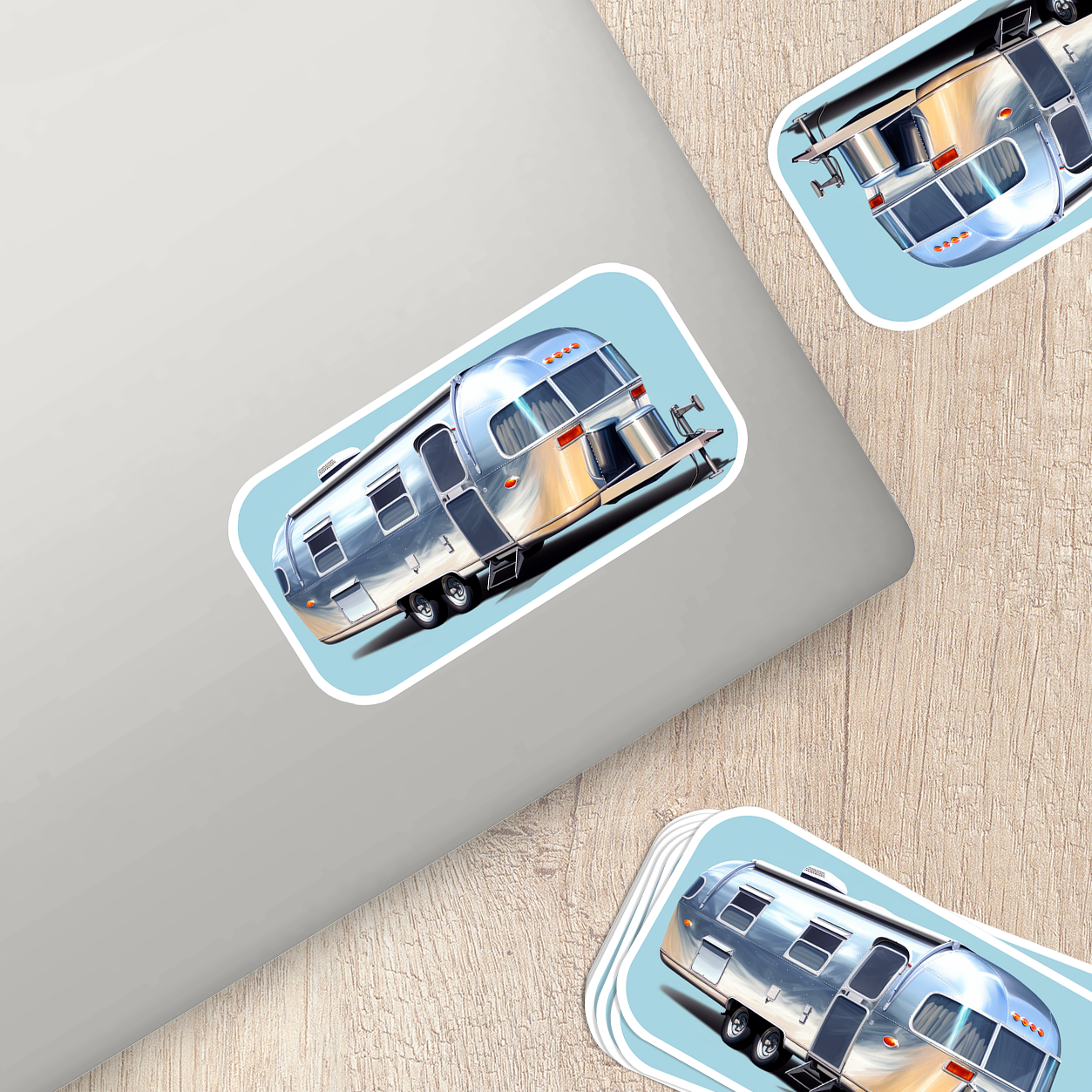 Airstream Trailer Vinyl Sticker - Wanderlust on Wheels