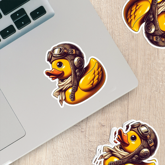 Pilot Rubber Duck Vinyl Sticker