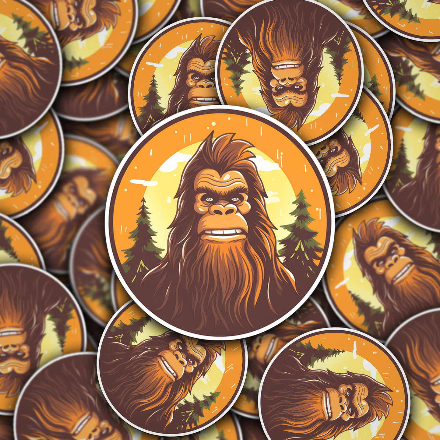 Bigfoot Portrait Sticker