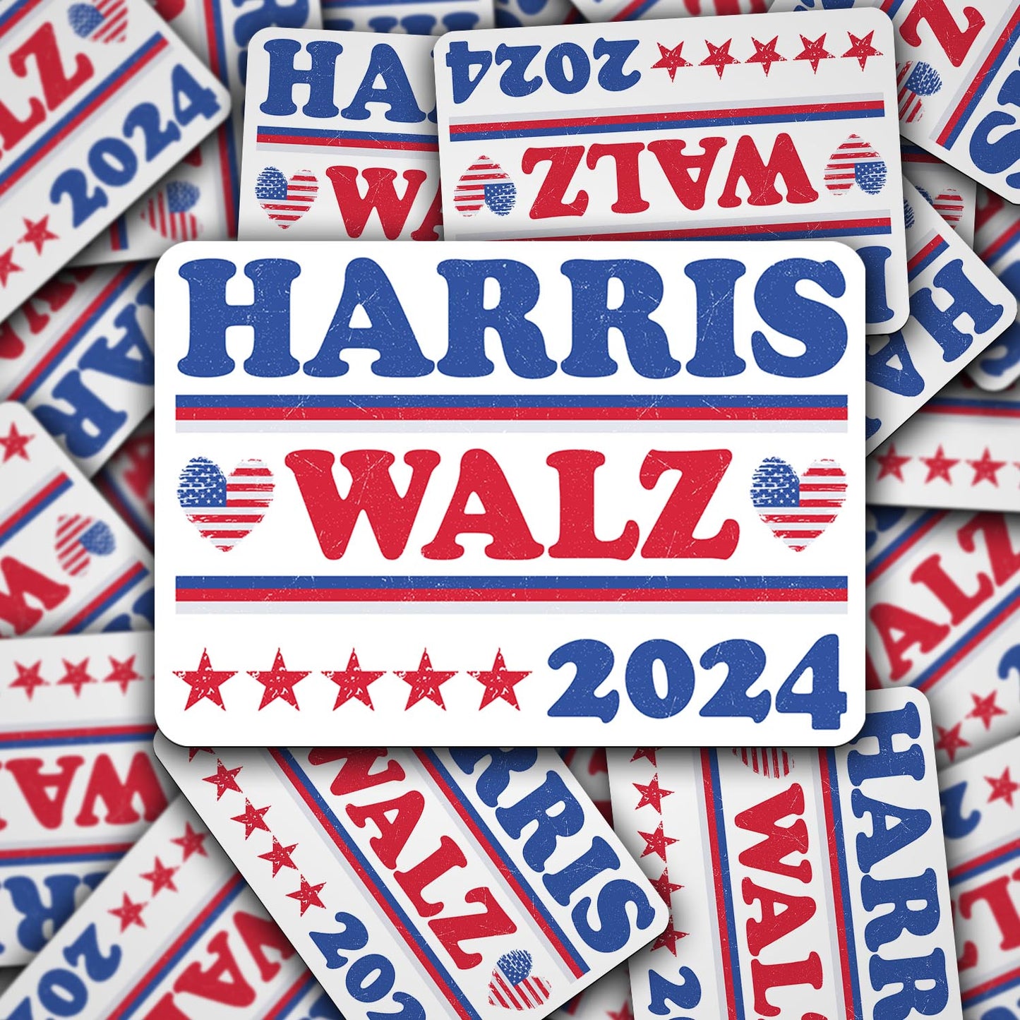 Harris Walz 2024 Vinyl Sticker