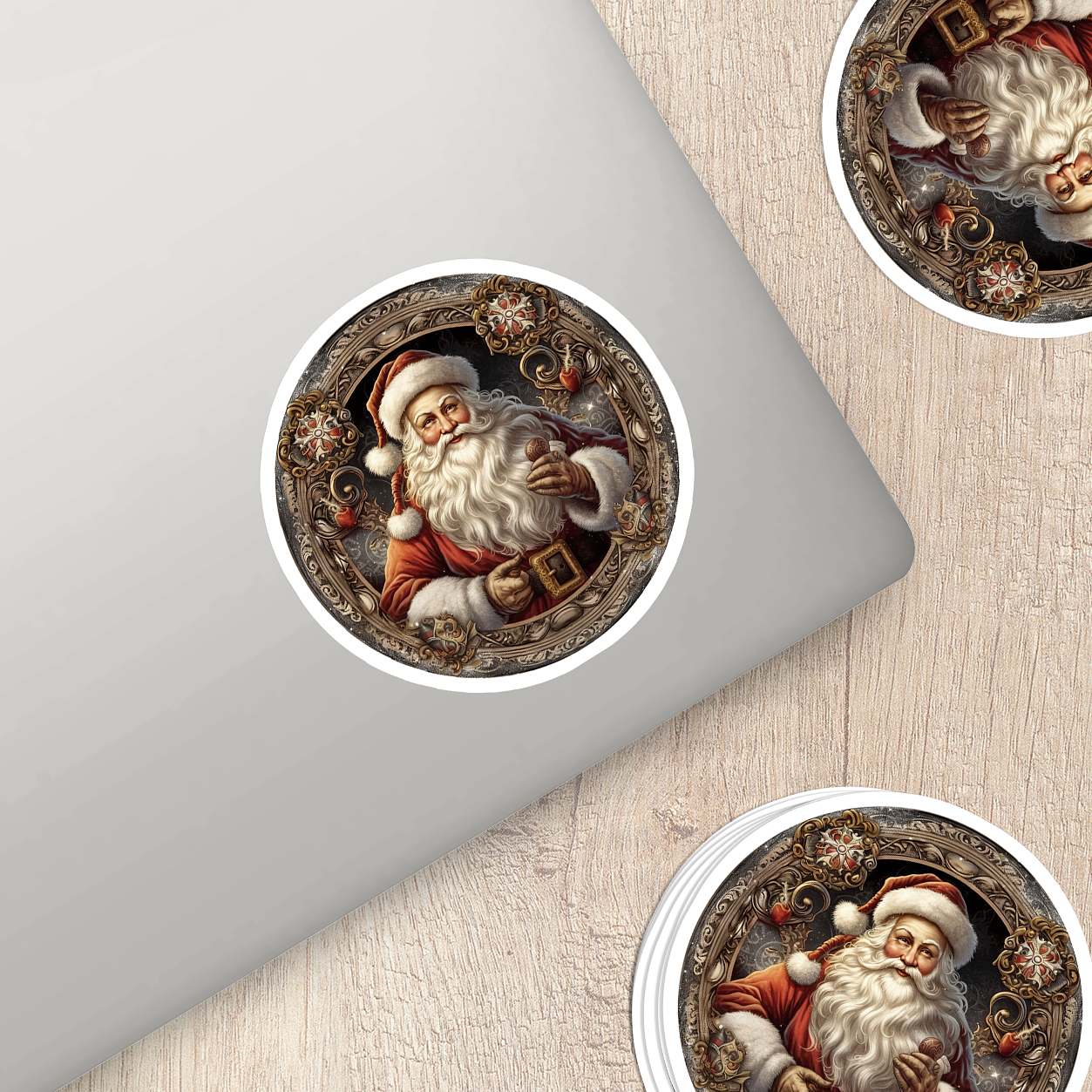 Santa Claus Vinyl Sticker - Bring the Magic of Christmas Anywhere