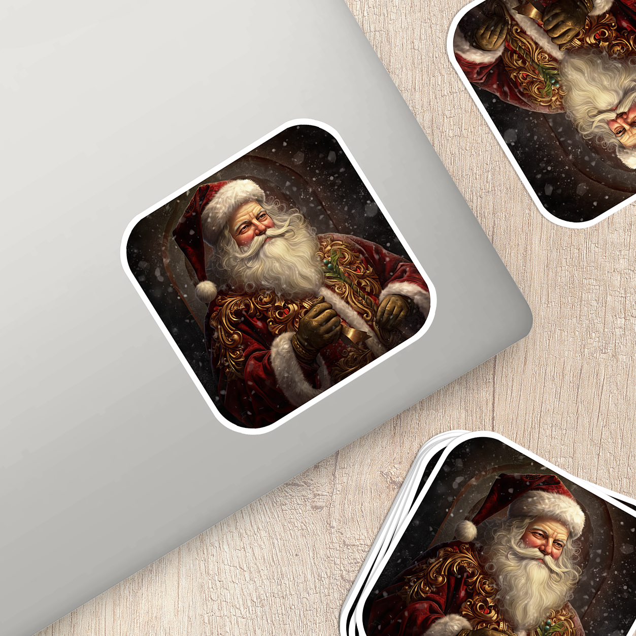 Santa Claus Vinyl Sticker - Bring the Magic of Christmas Anywhere